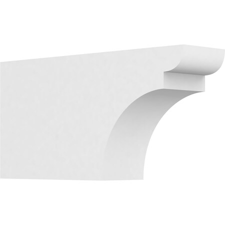 Ekena Millwork Standard Yorktown Architectural Grade PVC Rafter Tail, 3"W X 6"H X 12"L RFTP03X06X12YOR